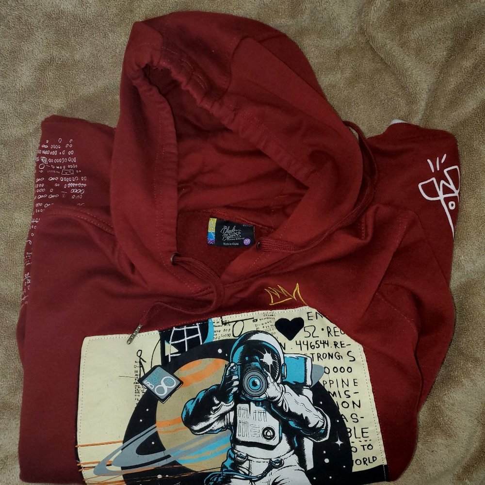 BLEECKER & MERCER FLEECE GRAPHIC HOODIE